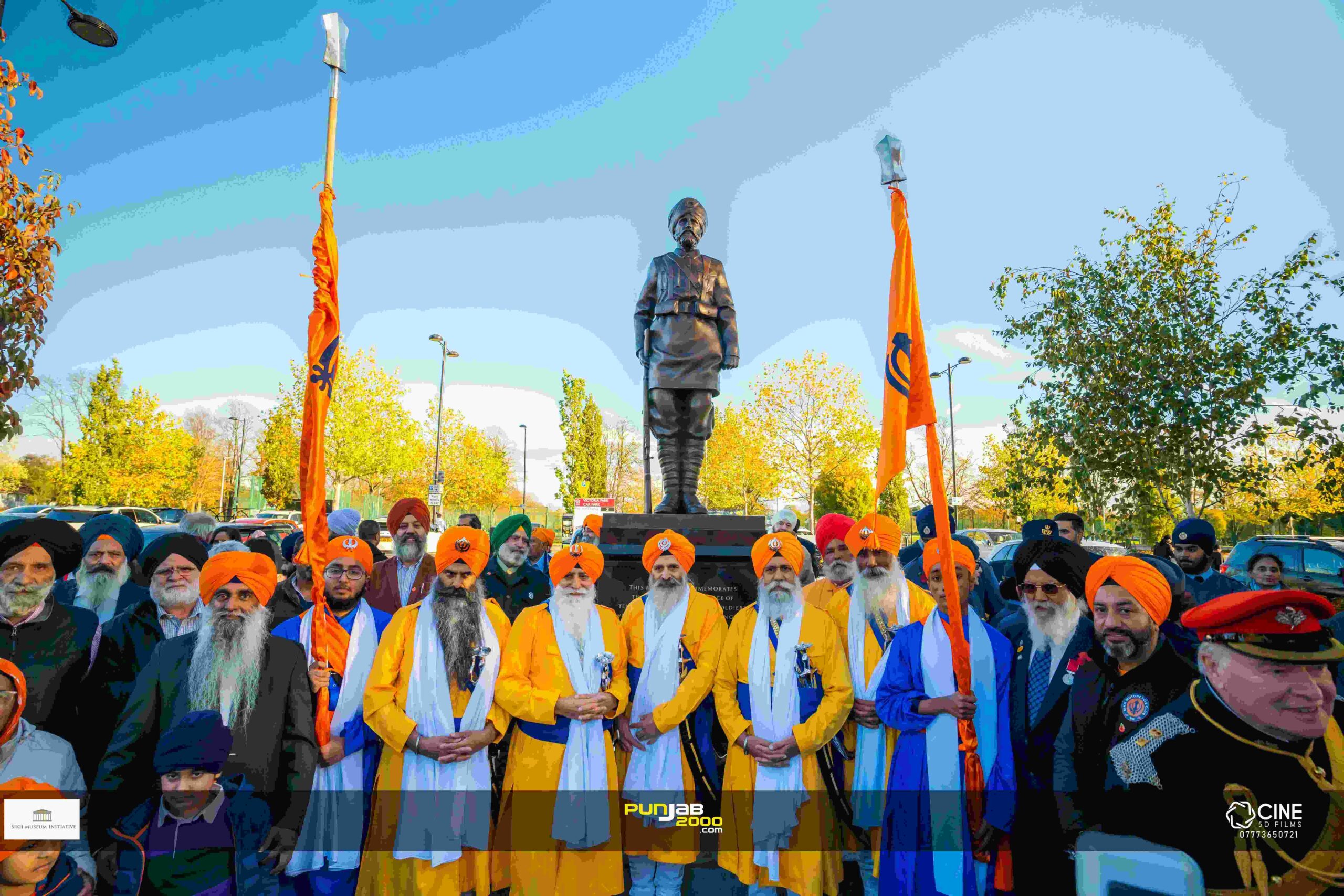 Sikh Statue unveiling in Leicester